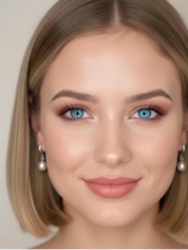 AI Eye Color Changer sample result