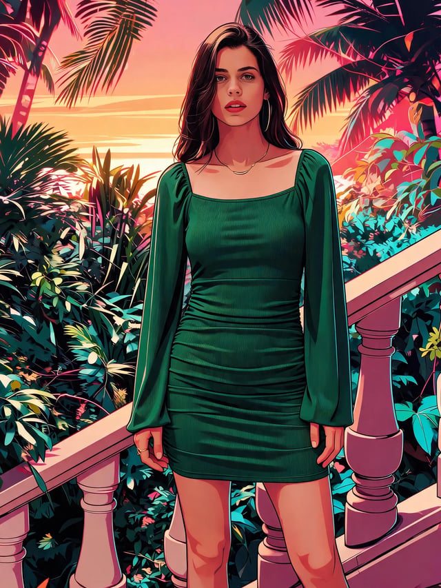 GTA Style Art Generator sample result